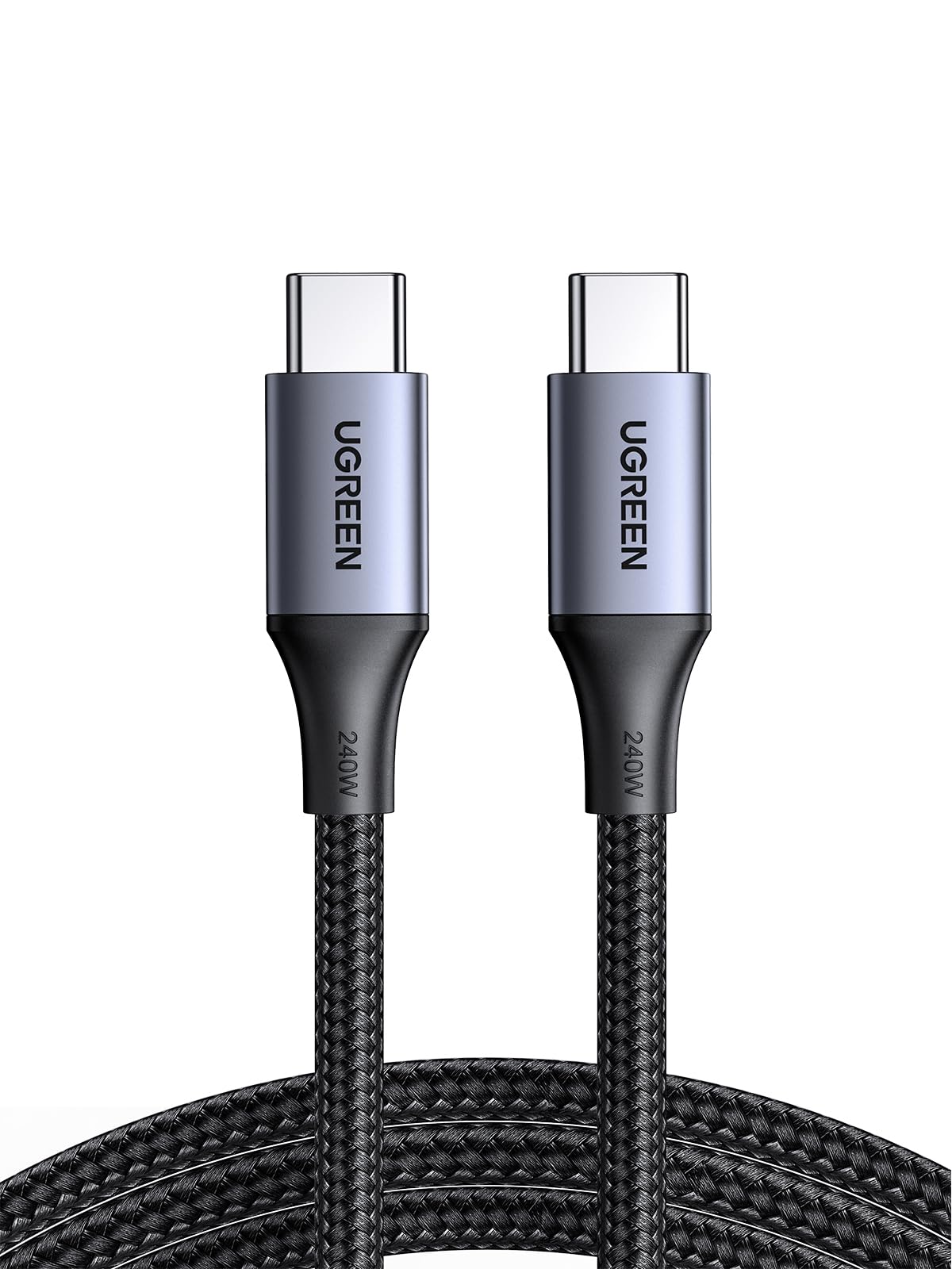 UGREEN 240W USB C to USB C Cable, Fast Charging USB C Cable for iPhone 17 Pro Max/16, Samsung Galaxy S25/S24, MacBook Pro/Air, iPad Pro/Air/Mini, Dell XPS, 6.6FT