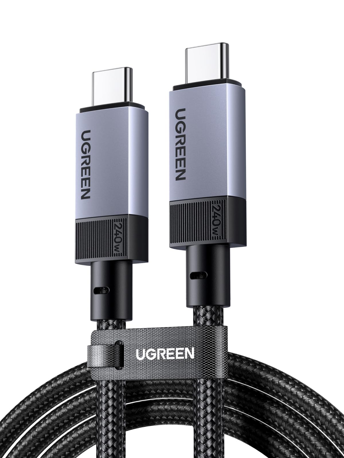 UGREEN 240W USB C Cable Gen2 10Gbps USB 3.2, 4K 60Hz Video Output Fast Charging Compatible with iPhone 17/16/15 Pro Max, NVMe SSD, Monitor, Galaxy S25/S24/S23 Ultra, MacBook Pro, 3.3FT