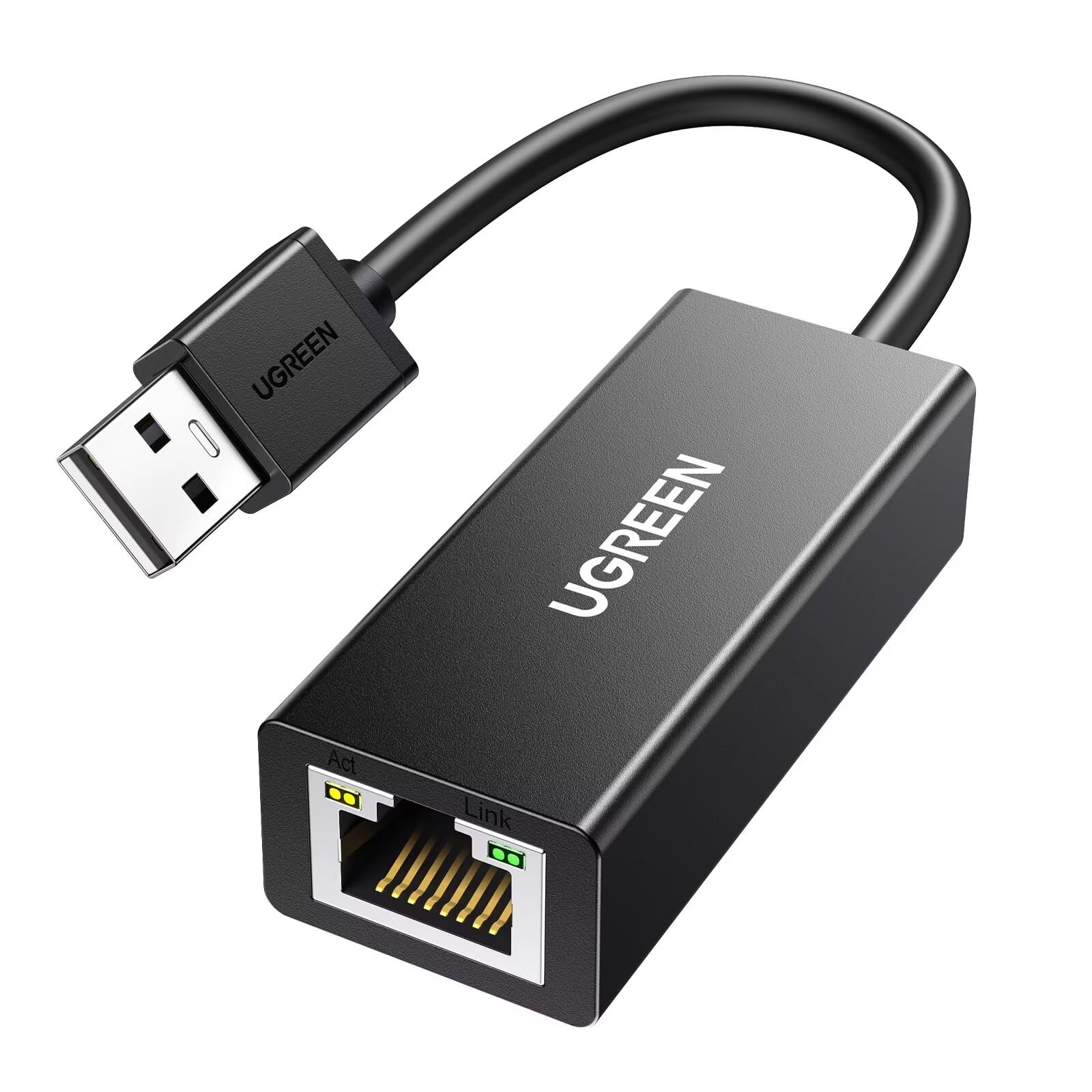 UGREEN USB to Ethemet Adapter, 10/100 Mbps Network Adapter, with Ax88772D ChipRJ45 Wired LAN Dongle for Laptop, Compatible with Nintendo Switch MacBookChromebook Windows macOS Linux (Not for Wii)