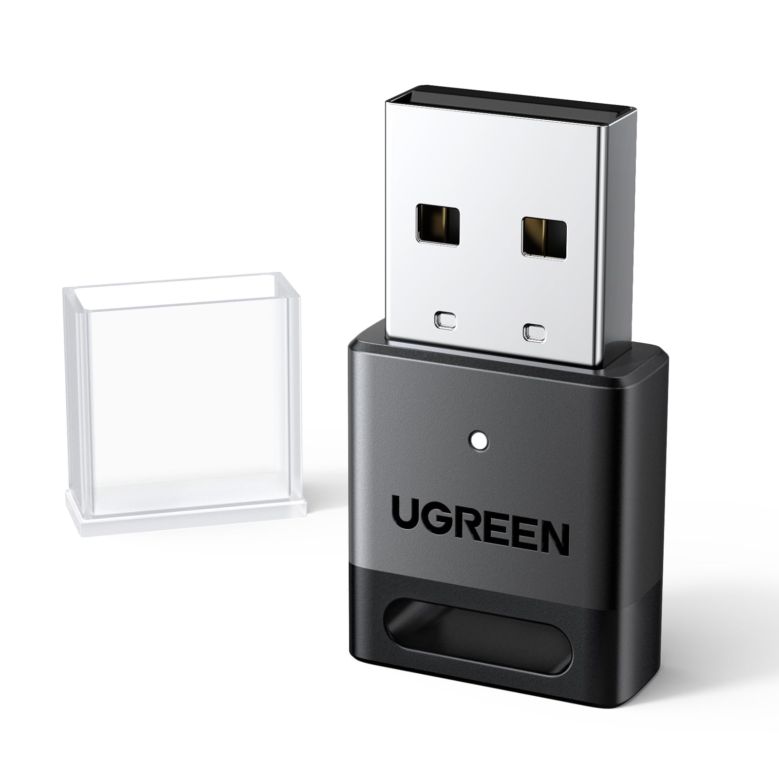 UGREEN USB Bluetooth Adapter for PC Bluetooth 5.4 Dongle Receiver EDR & BLE, Plug & Play Supports Windows 11/10/8.1, for Desktop, Laptop, Headphone,Keyboard,Mouse, Speakers,Printer