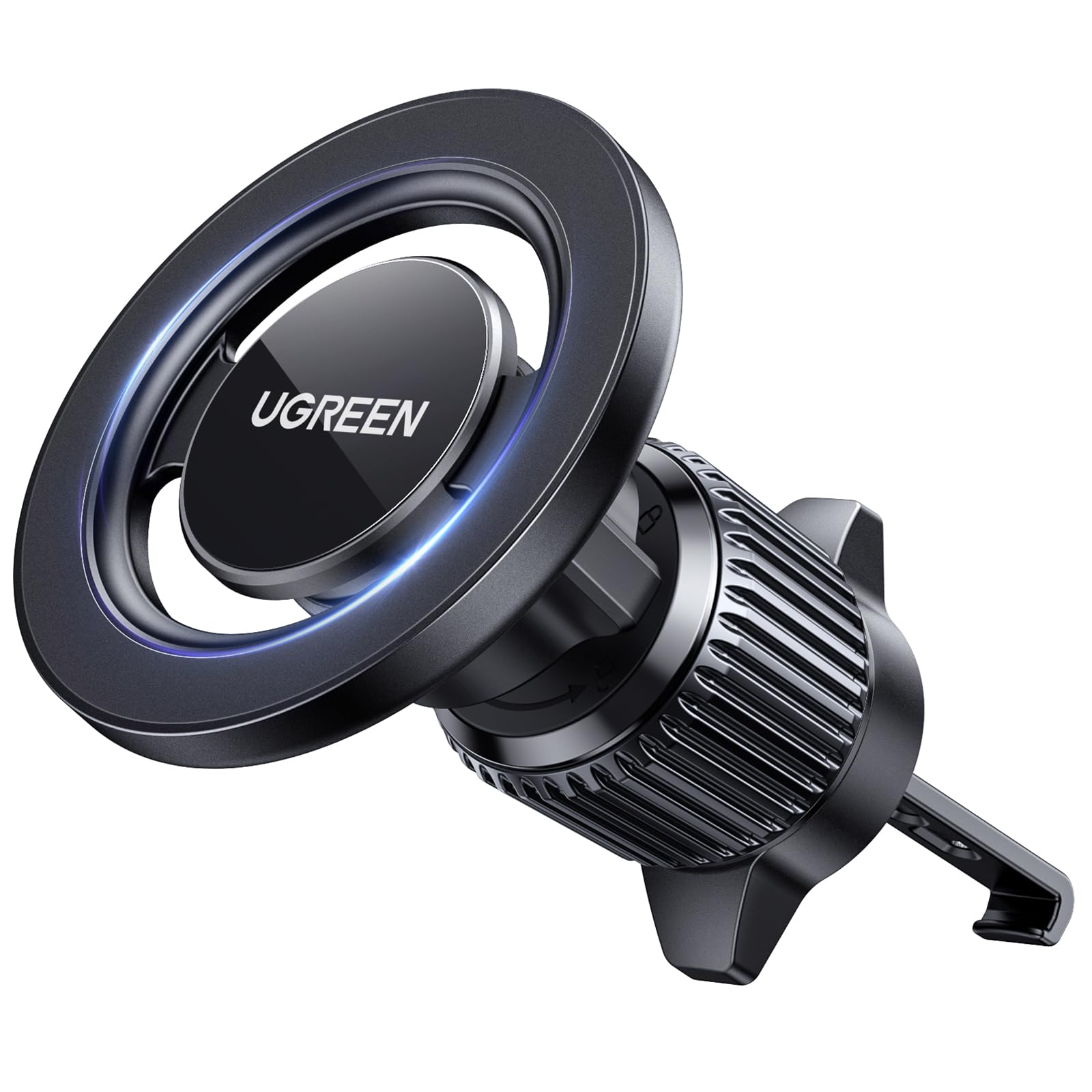 UGREEN Car Phone Mount for Magsafe Air Vent Car Mount Magnetic Phone Holder Compatible with iPhone 17 16 15 14 13 12 Pro Max, Strongest Magnet Black