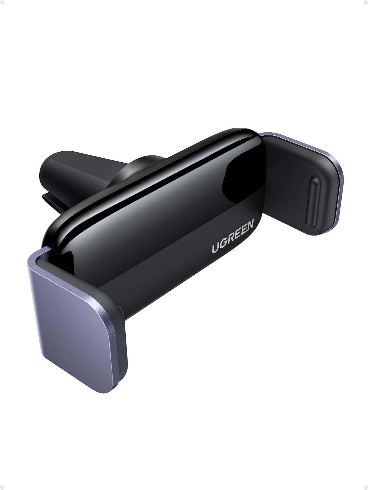 UGREEN Car Vent Phone Mount Air Vent Clip Phone Holder Car Mount Mini Size Compatible with iPhone 17 16 15 14 13 12 Pro Max Mini Plus, iPhone 11 SE XS XR 8 7 6 6S Smartphone